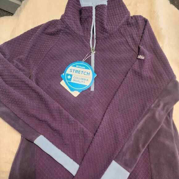 Columbia Sportswear Glacial IV Print 1/2 Zip Pullover Sweater - Picture 1 of 6